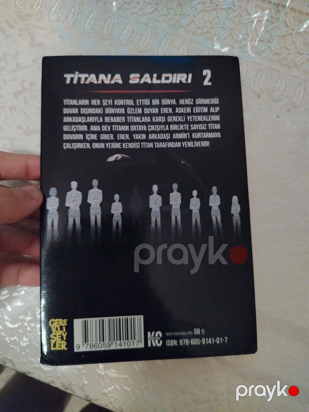 Məhsul: Titana Saldırı (Attack on Titan) – 2-ci cild Müəllif: Hajime — Kitablar, Bakı (2)