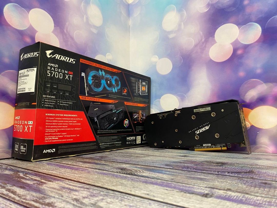 Gigabyte Aorus Radeon RX 5700 XT 8GB (RFB) — Kompüterlər və noutbuklar, Bakı (2)
