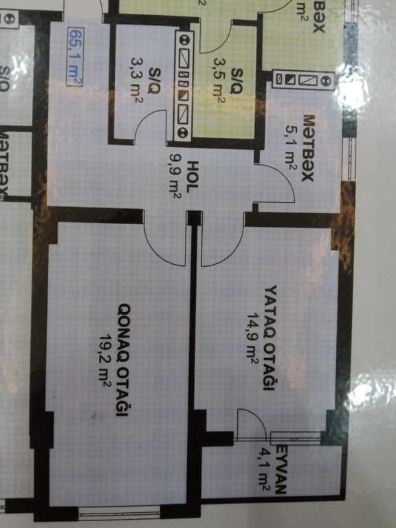 2-otaqlı yeni tikili, Xırdalan ş., 65.4 m² — Mənzil, Xırdalan (2)