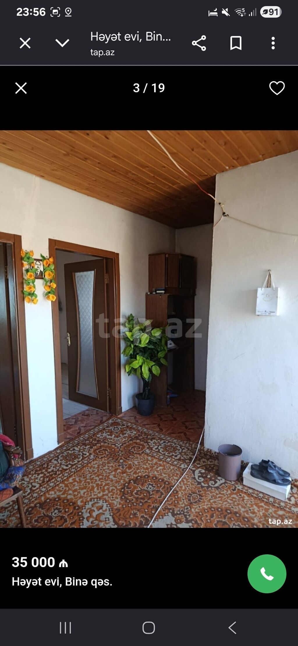 Binə 3 otaqlı, 55 kv. m — Ev, villa, Bakı (3)