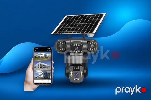 Solar Kamera 3 Lens WiFi QL22 — Bakı
