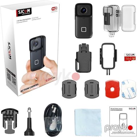Sjcam C200 Pro Action Camera – 4K Ultra HD, Wi‑Fi, Gyro Stabilizasiya