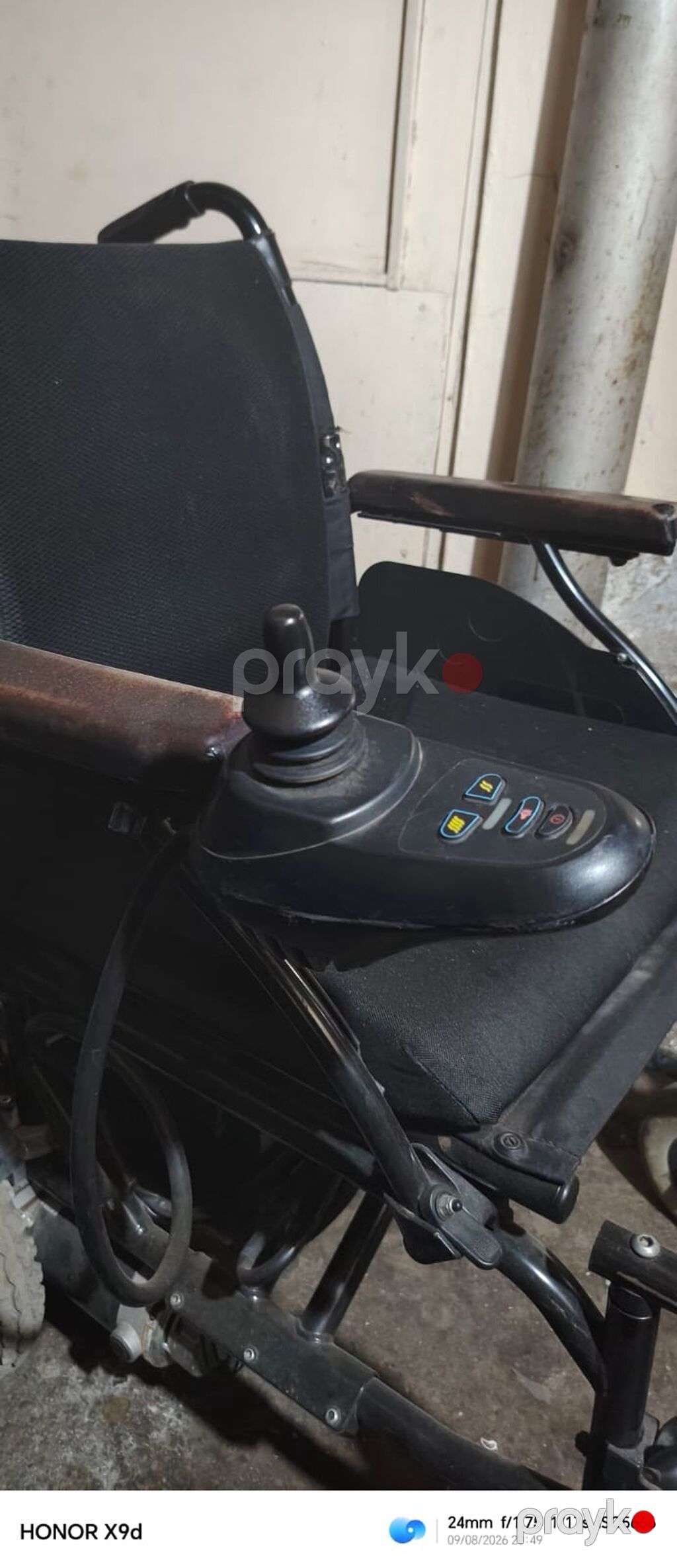 Elektrik təkərli arabası - İdarəetmə: Sağ qoltuqaltısında joystick — Əlil arabalar, Bakı (2)