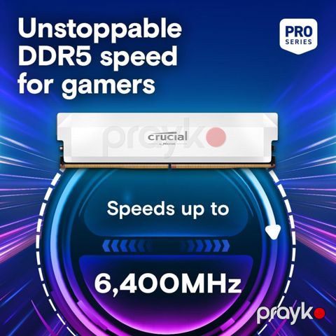 Crucial Pro DDR5 RAM 32GB (2x16) 6400MHz — Bakı