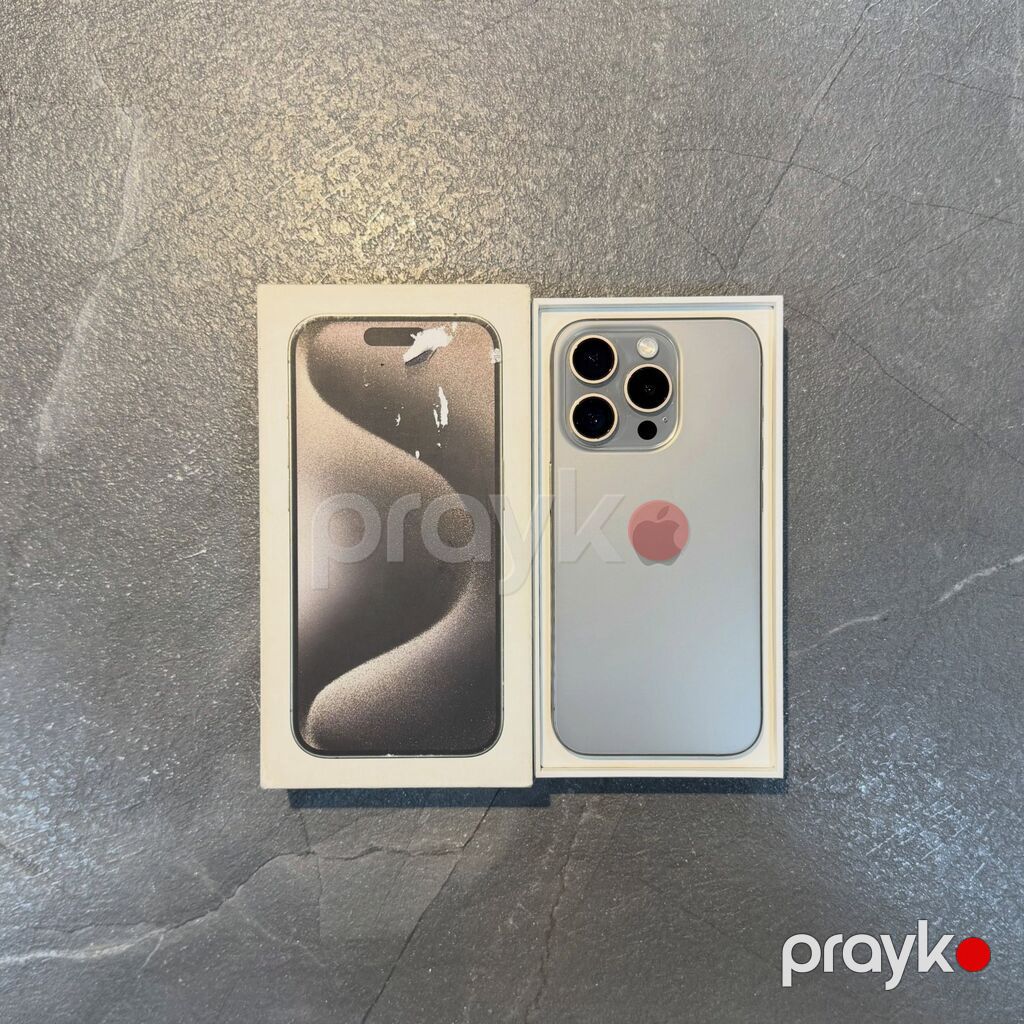 IPhone 15 Pro, Natural Titanium, Face ID — Apple iPhone, İsmayıllı