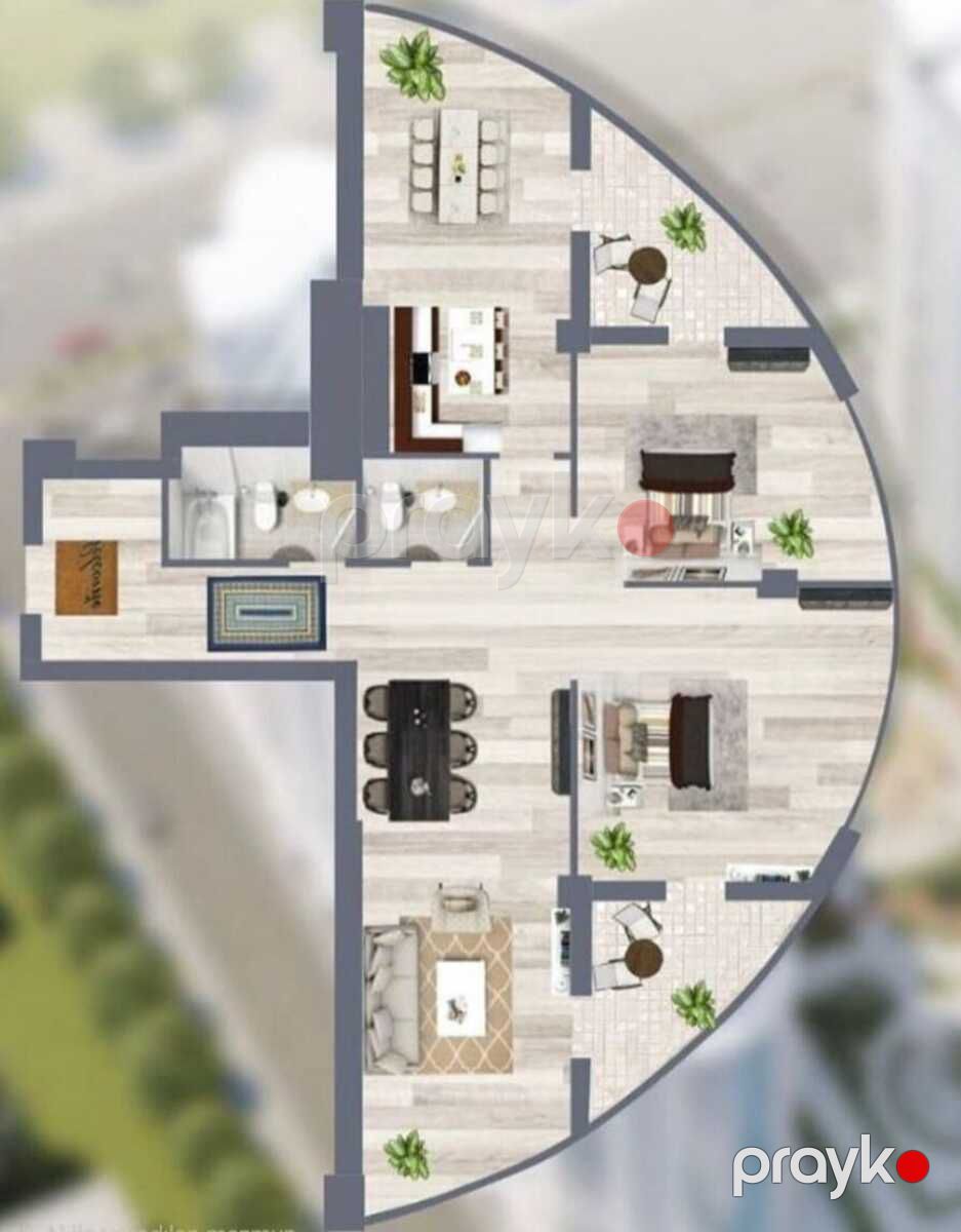Satılır 3 otaqlı yeni tikili 126 m² — Mənzil, Bakı (2)