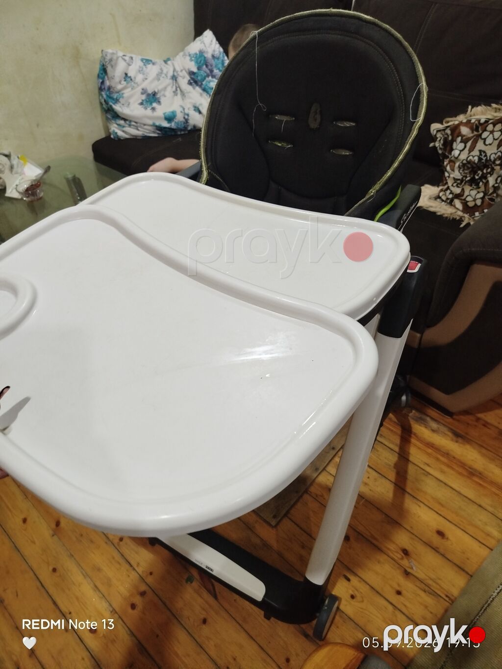 Peg Perego Siesta uşaq yemək stulu - Brend/model: Peg Perego Siesta — Qidalandırma stulları, Bakı (5)