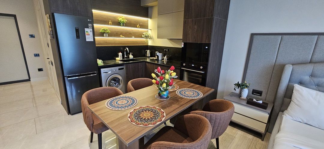 İcarəyə verilir 1 otaqlı yeni tikili 60 m² — Mənzil, Bakı (4)