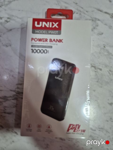 Yenidir.UNIX PW01 Power Bank - Tutum: 10000 mAh - Sürətli enerji — Bakı