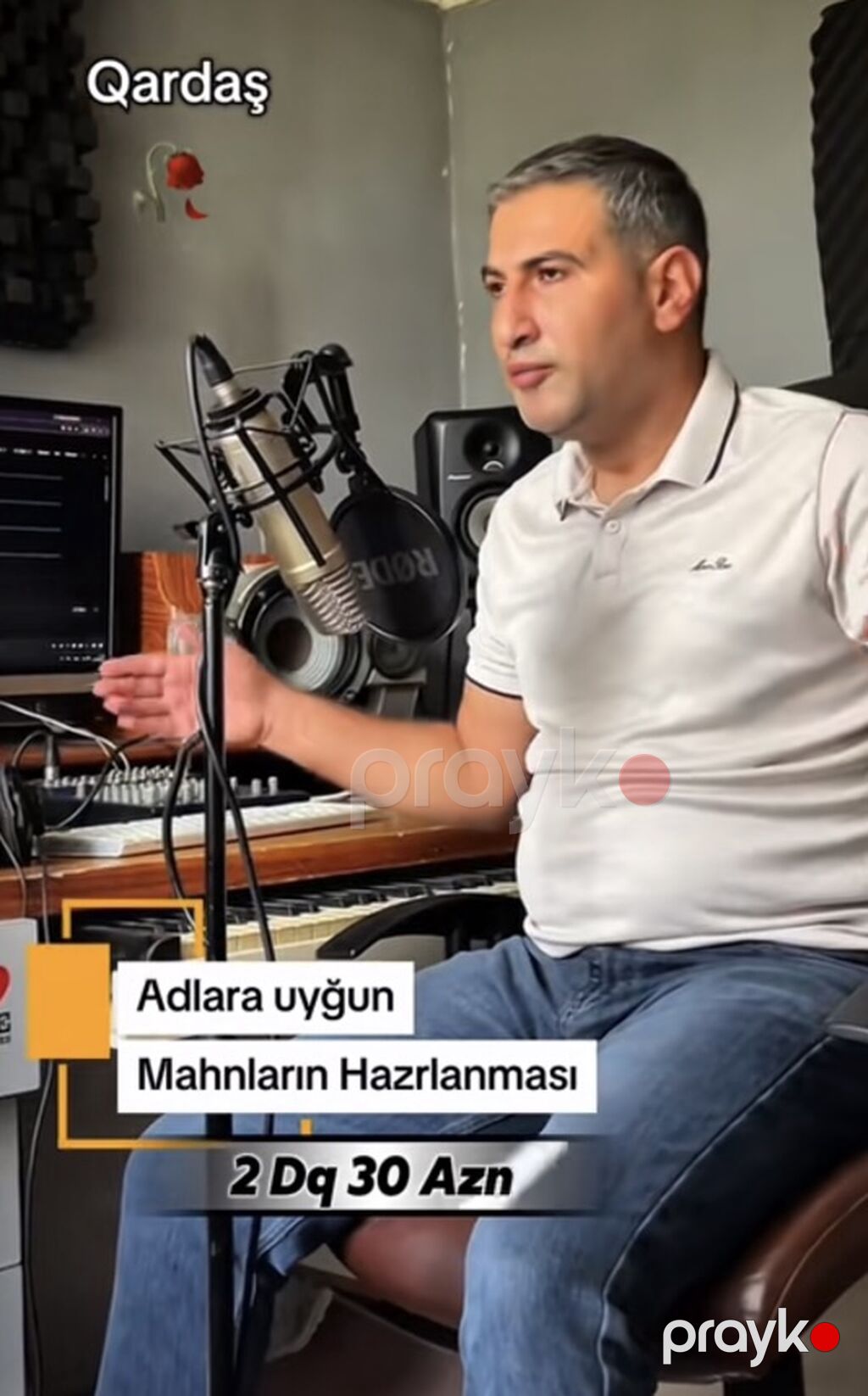 Xidmət: Adlara uyğun mahnıların hazırlanması - Professional studiyada — Musiqiçilər, DJ, Gəncə (3)