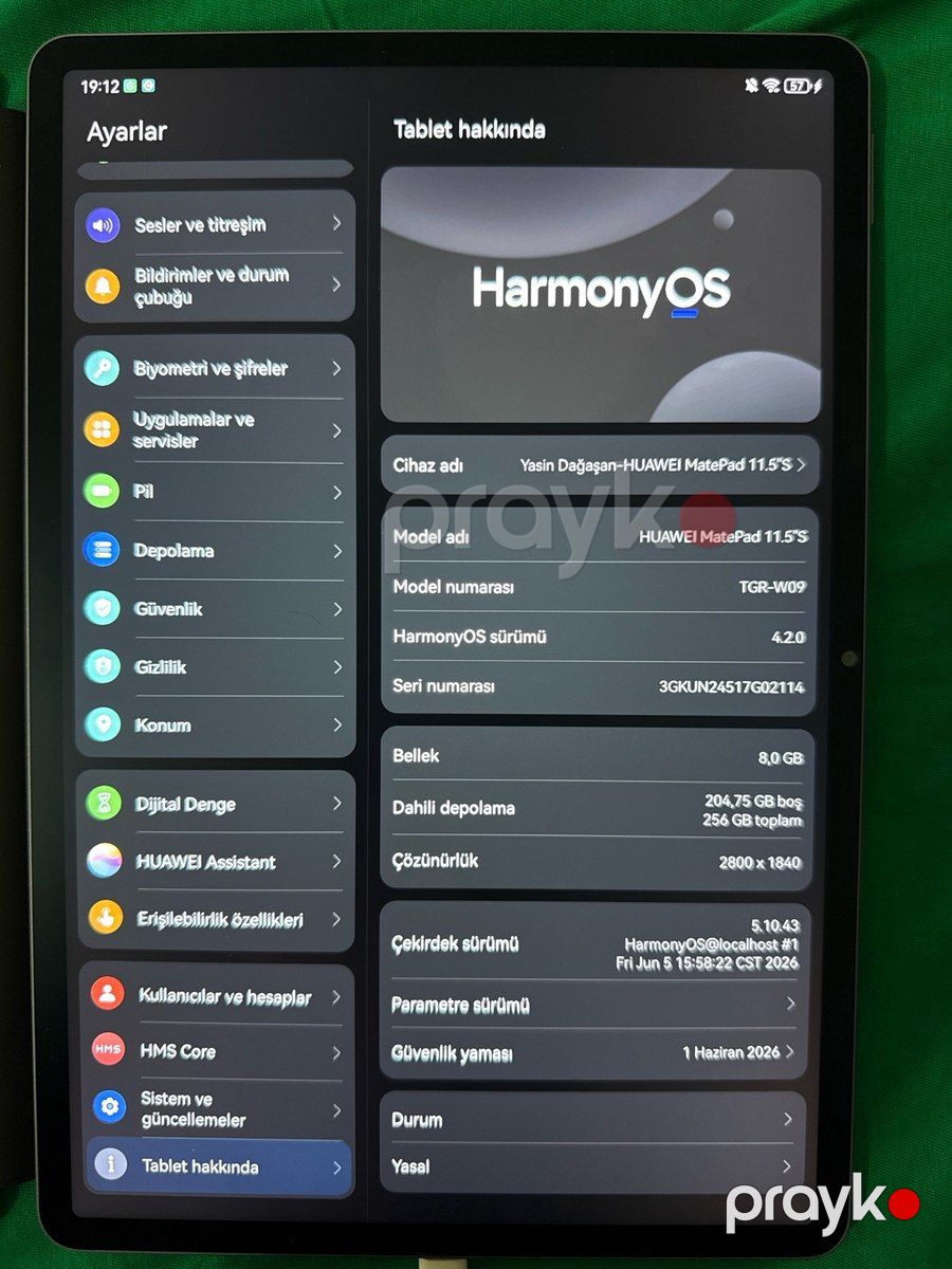 Huawei Matepad 11.5"S Papermatte — Planshetlər, Bakı (3)