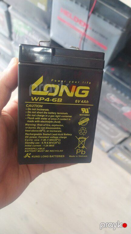 Akkumulyator "Long 6 volt 4 ah" — Bakı