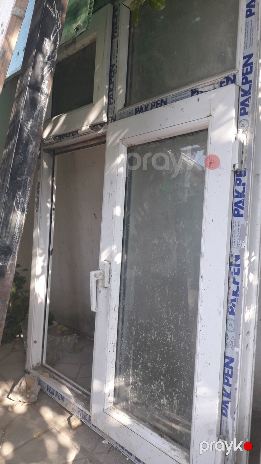 PVC qapı–pəncərə dəsti - Material: ağ rəngli PVC (profil üzərində — Pəncərələr, qapılar, balkonlar, Masazır