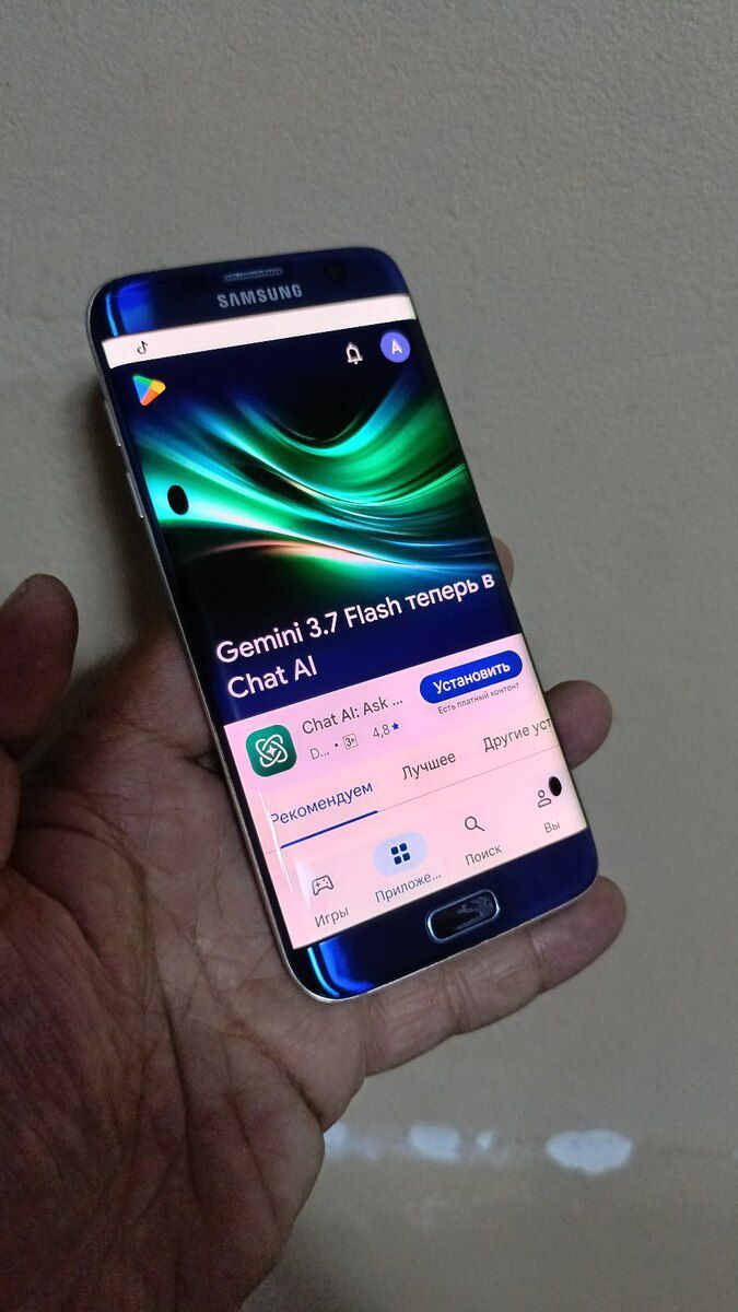 Samsung Galaxy S7 edge Coral Blue 32GB/4GB — Smartfonlar, Bakı (6)
