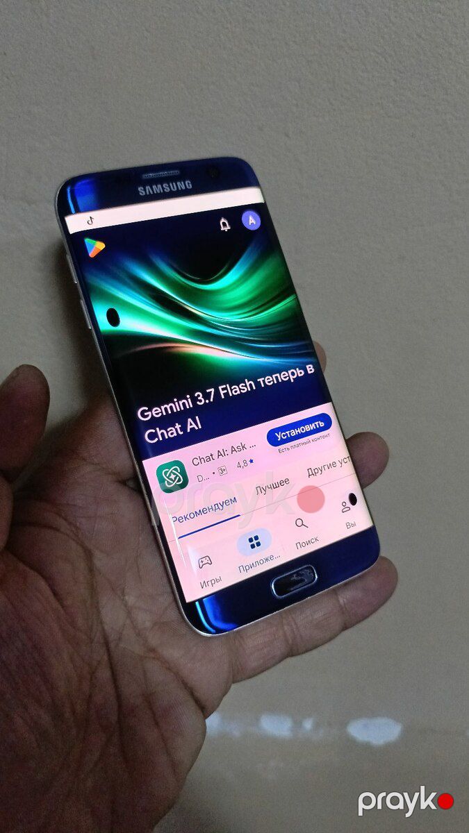 Samsung Galaxy S7 edge Coral Blue 32GB/4GB — Smartfonlar, Bakı (6)