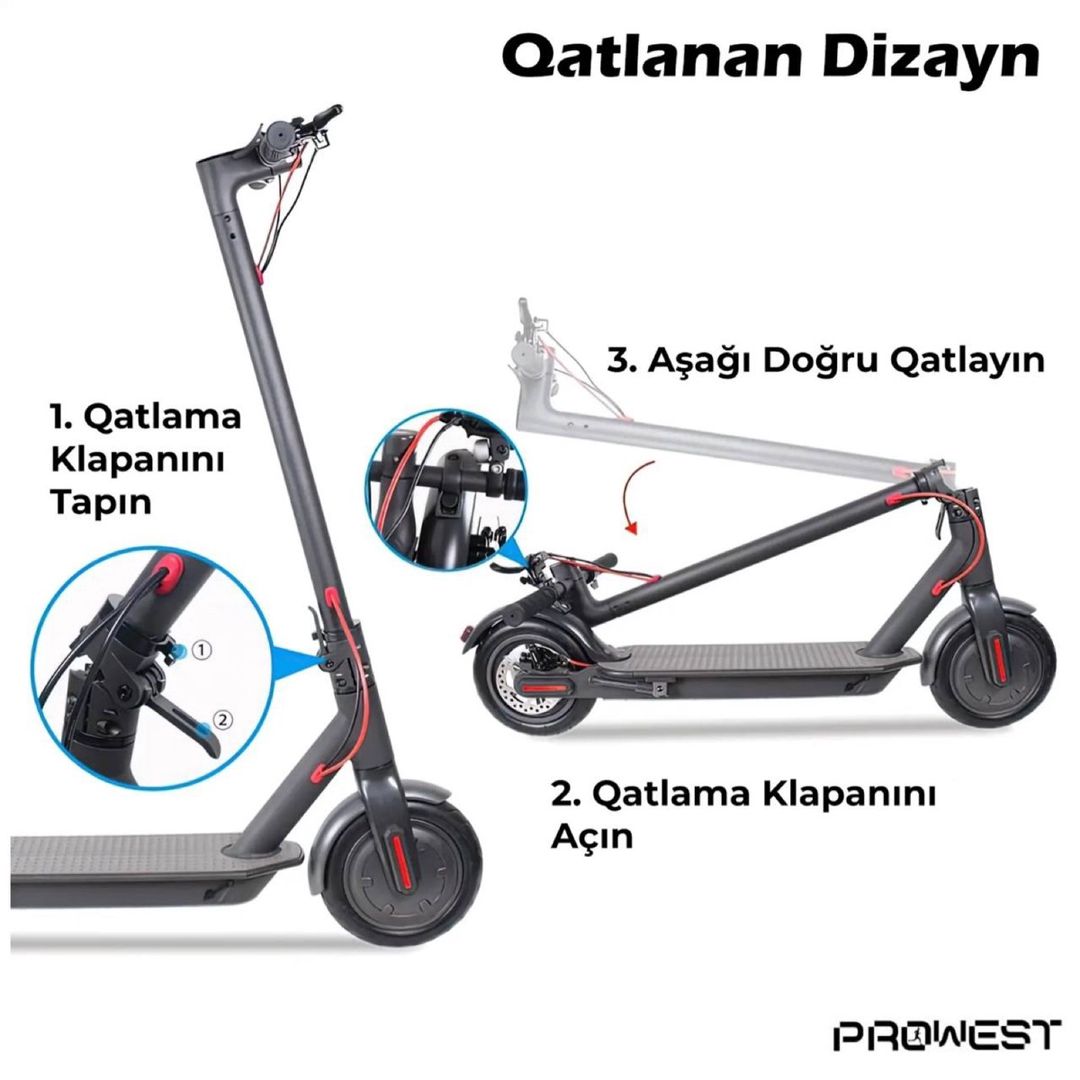 Elektrikli skuter “XM-1” — İdman, hobi, istirahət, Bakı (2)