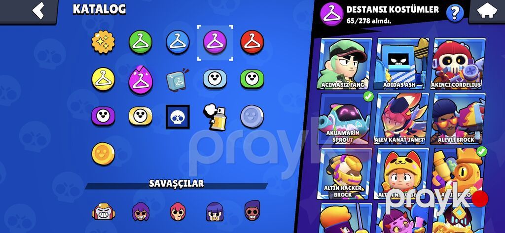 Brawl Stars oyun hesabı - Kupa: 47,601 - Seviyyə: 22, XP 175/950 — Şəxsi əşyalar, Bakı (10)