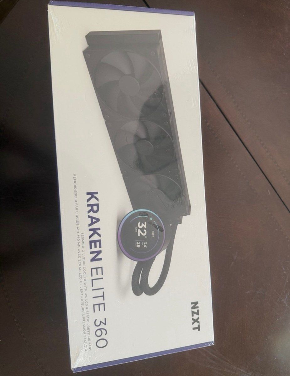 Nzxt Kraken Elite 360 (2024) AIO Liquid Cooler — Kompüterlər və noutbuklar, Bakı (4)