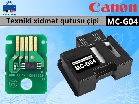 Canon MC G04 texniki xidmət qutusu çipi — Bakı