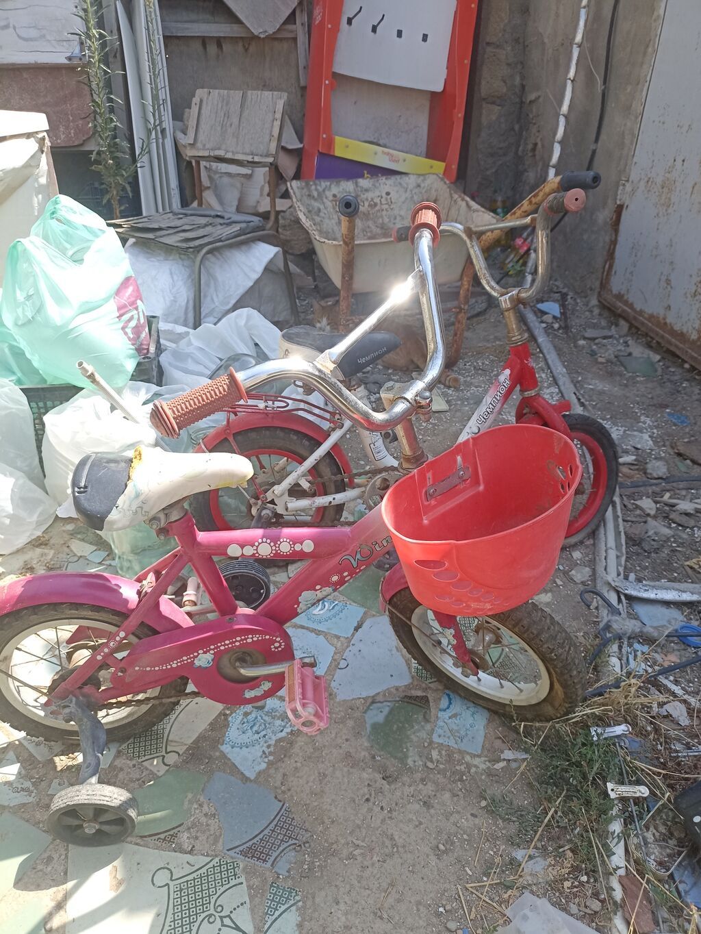 Uşaq velosipedi dəsti - 2 ədəd balaca ölçülü uşaq velosipedi — Uşaq velosipedləri, Sumqayıt (2)