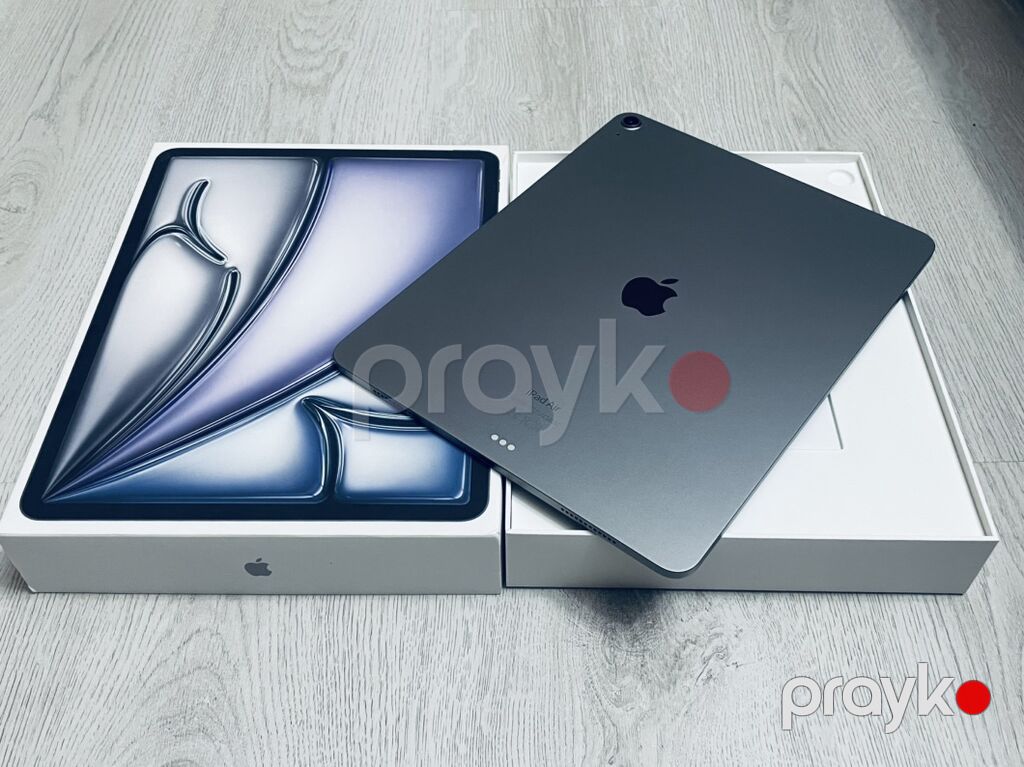 Apple iPad Air 13 inch 2025 (M2) 128 gb yaddaş ideal vəziyyətdə pil — Apple, Bakı (3)