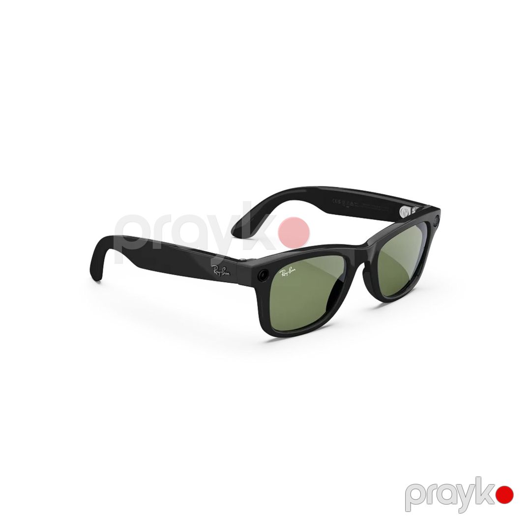 Ray-Ban Meta Gen 2 Wayfarer–Shiny Black Graph Gren — Səs texnikası, Bakı (3)