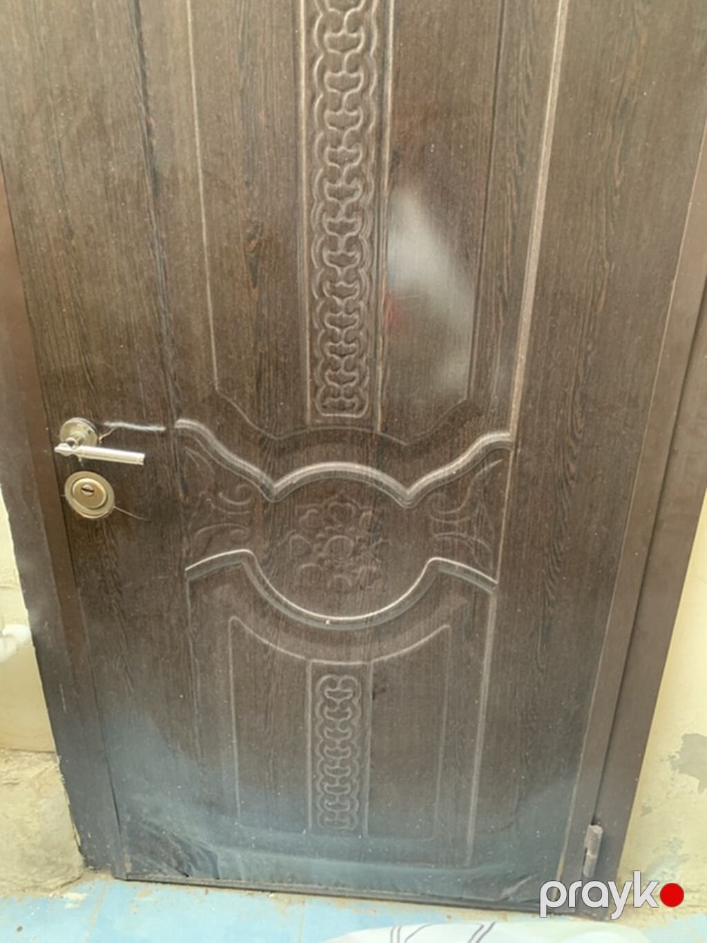 Metall qapı – ikiüzlü dizaynlı - Material: polad gövdə, metal karkas — Pəncərələr, qapılar, balkonlar, Bakı (2)