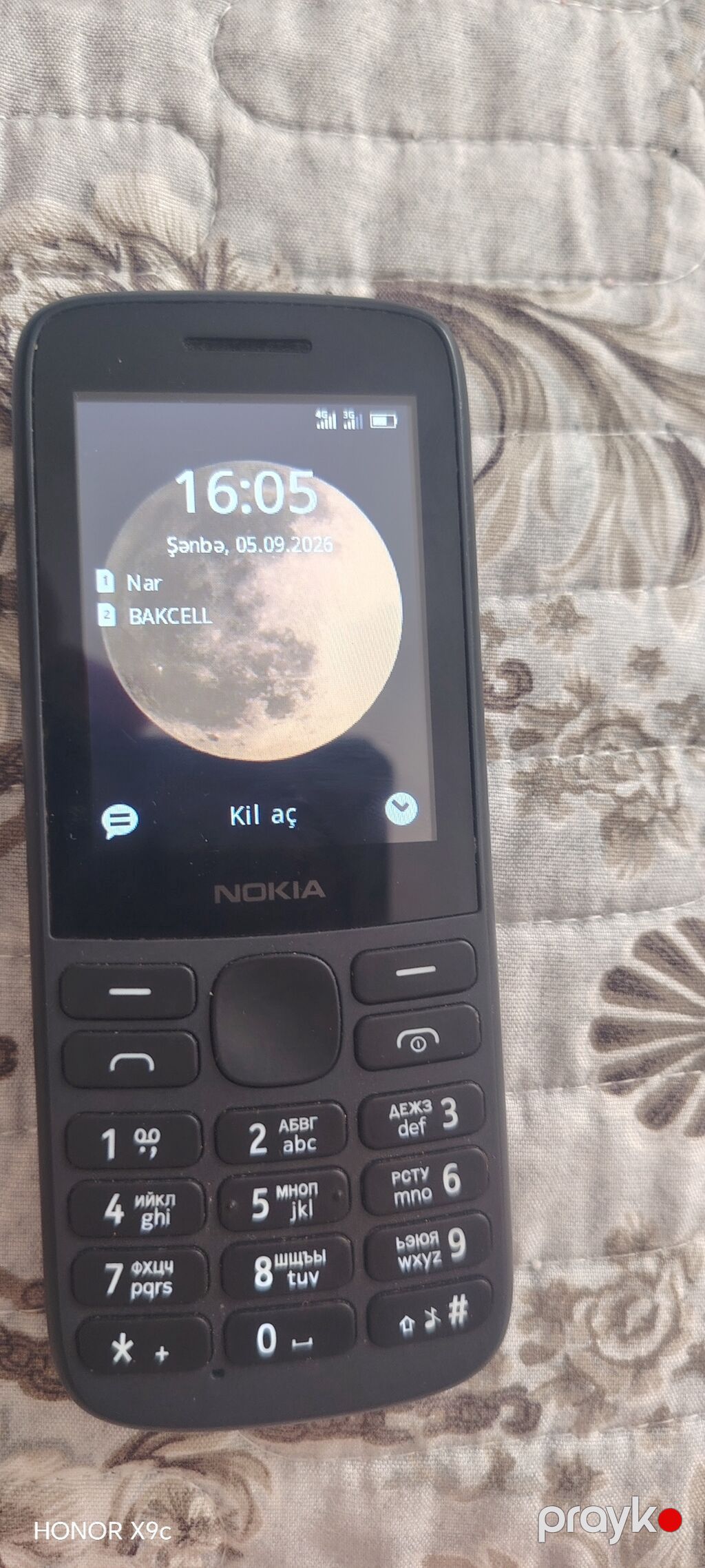 Nokia 105 4G, 2 GB Memory Capacity, rəng - Qara, Zəmanət, Düyməli, İki sim kartlı — Nokia, Sumqayıt