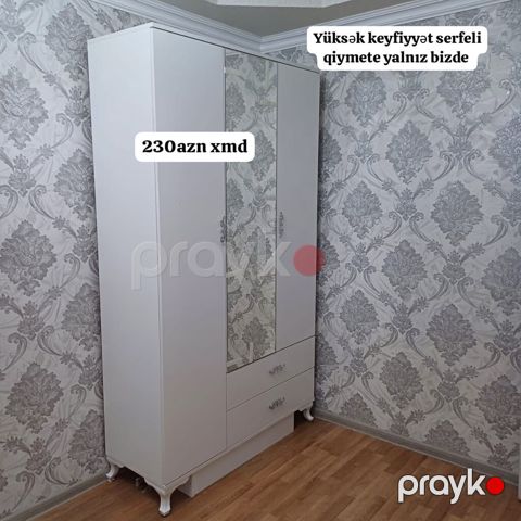 Düz dolab, Qonaq otağı üçün, Paltar üçün — Bakı
