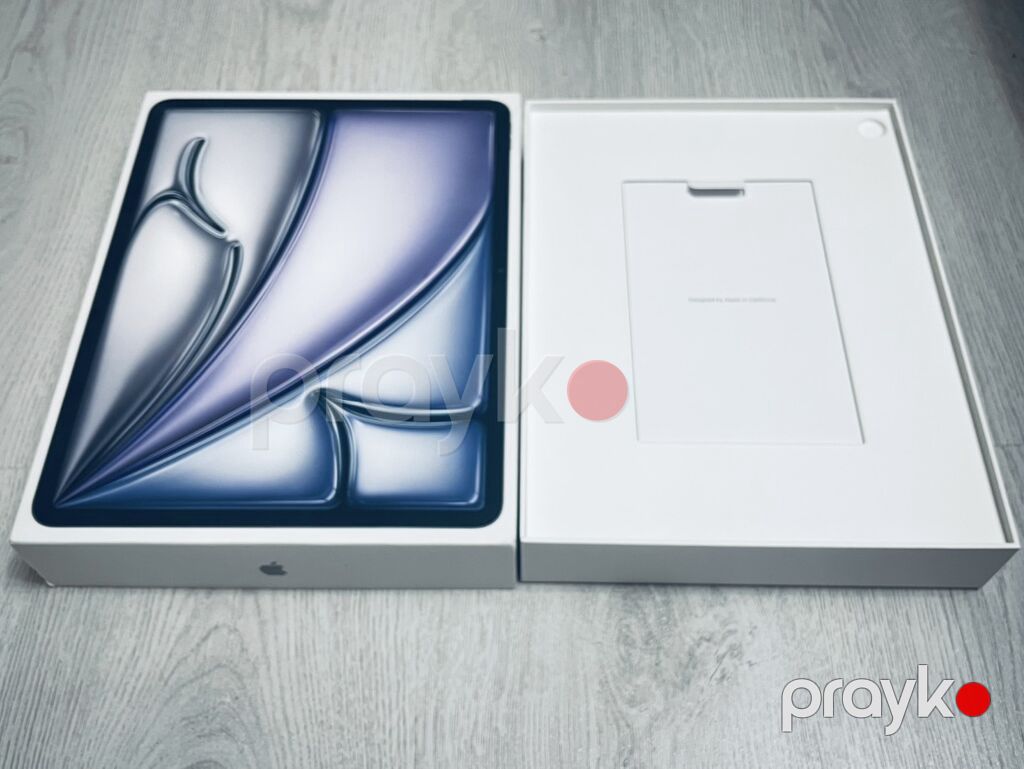 Apple iPad Air 13 inch 2025 (M2) 128 gb yaddaş ideal vəziyyətdə pil — Apple, Bakı (5)