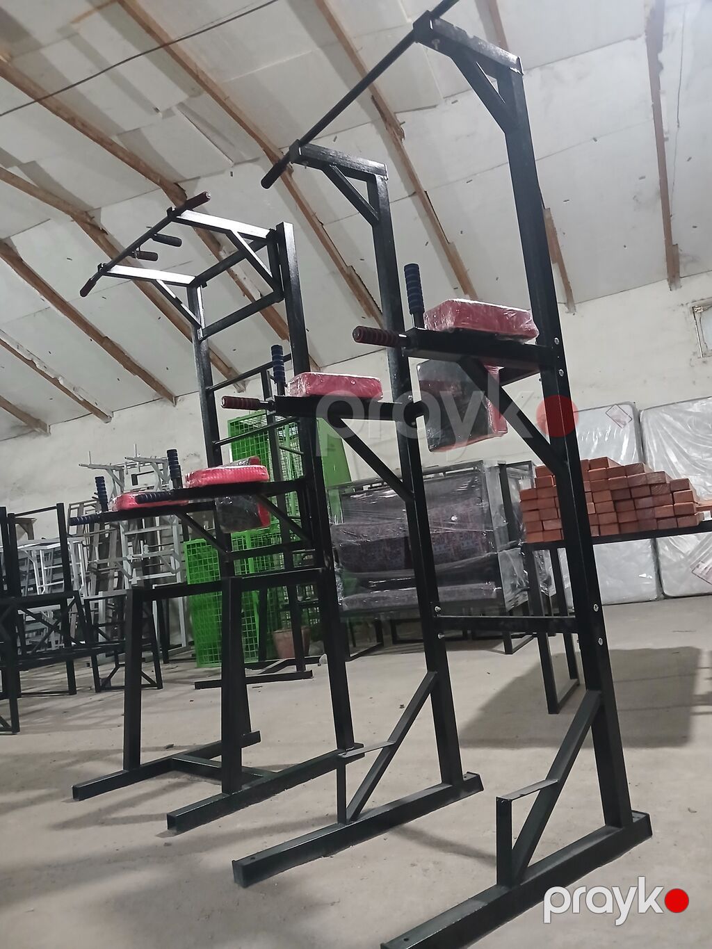 Çoxfunksiyalı dəmir “Power Tower” trenajor stendi - Çənə çəkmə üçün — Digər simulyatorlar, Digah (4)