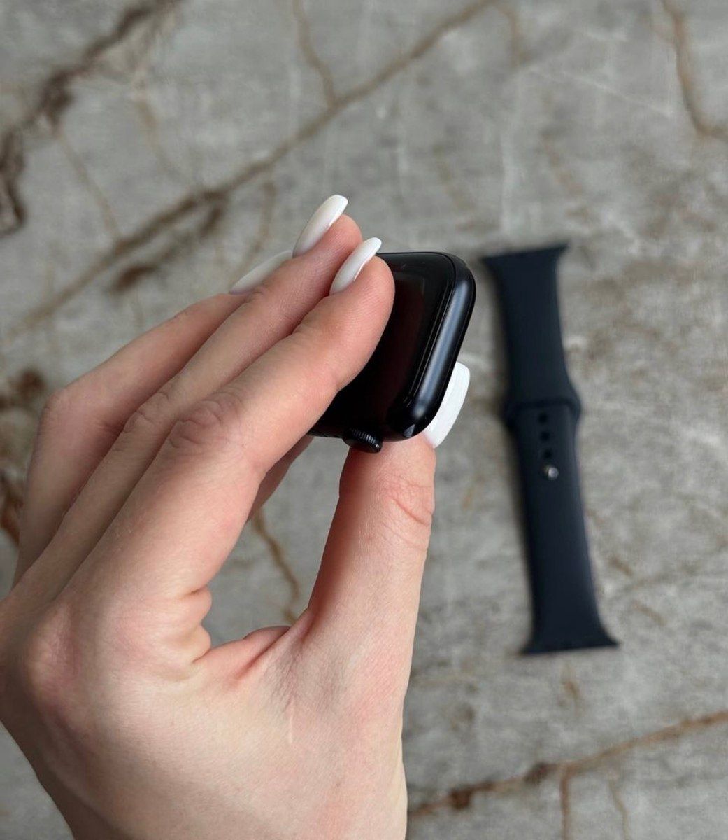 Apple Watch Series 7 Aluminum Midnight 45mm — Ağıllı saatlar və biləkliklər, Bakı (5)