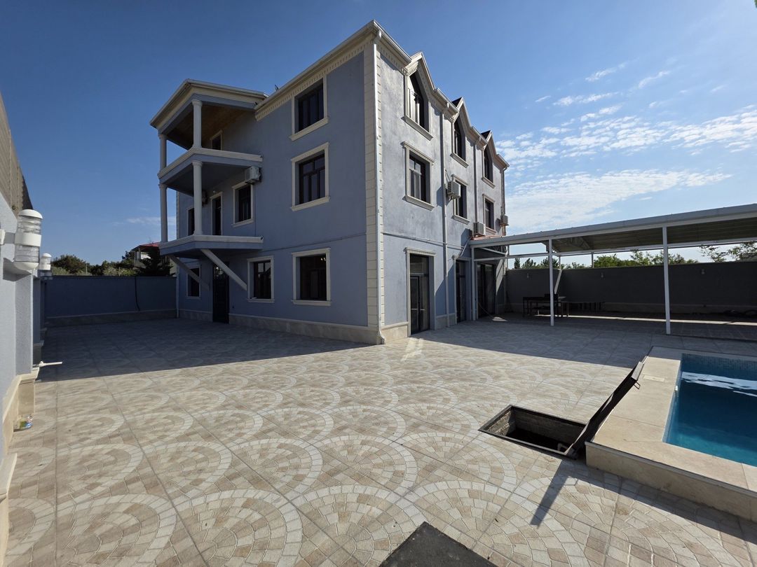Satılır 8 otaqlı həyət evi/bağ evi 500 m² — Ev, villa, Bakı (4)