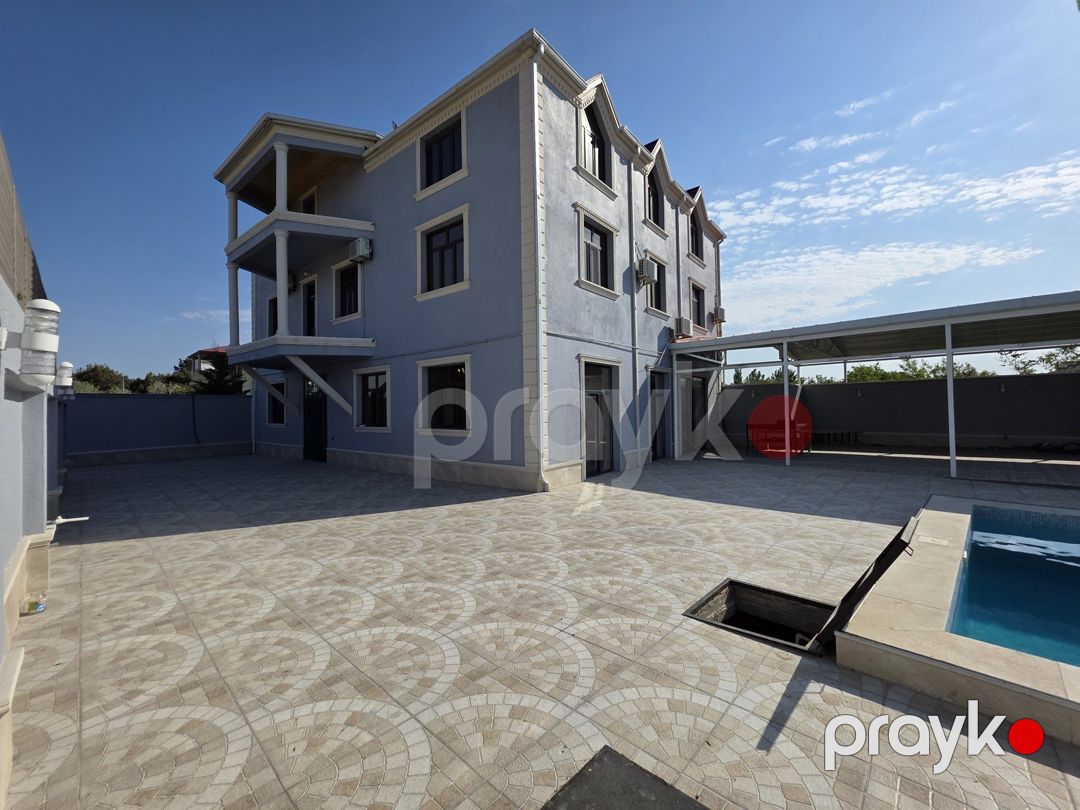 Satılır 8 otaqlı həyət evi/bağ evi 500 m² — Ev, villa, Bakı (4)