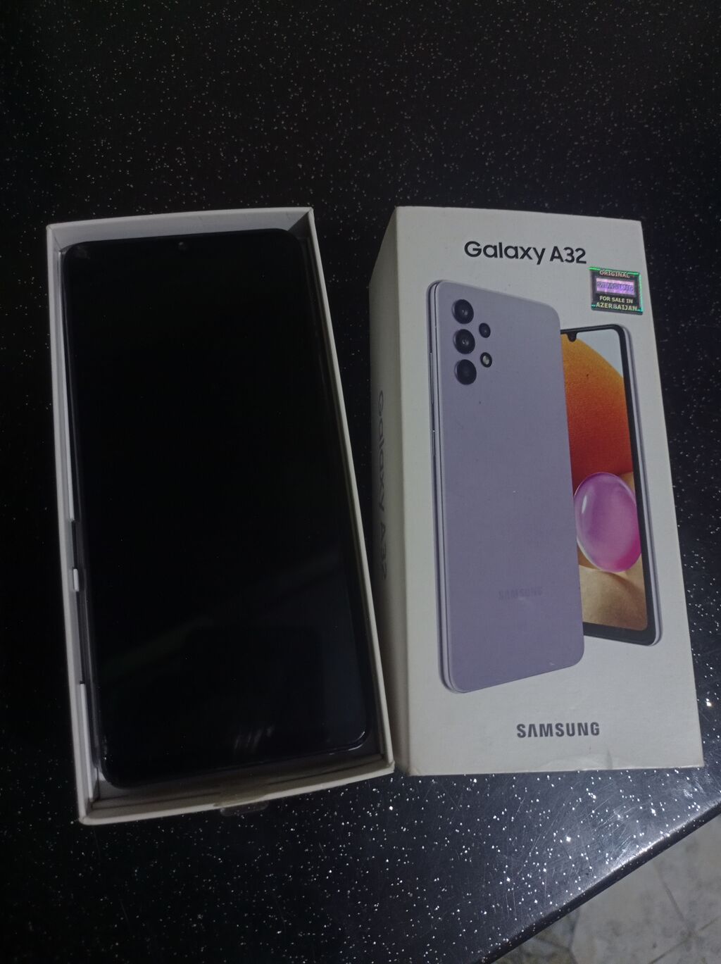 Samsung Galaxy A32, 128 GB, rəng - Bənövşəyi, Barmaq izi, İki sim kartlı, Face ID — Samsung, Bakı (6)
