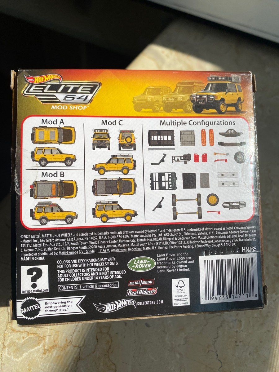Hot Whells Elit64 Mood shop ‘94 Land Rover — Kolleksiyalar, Bakı (2)