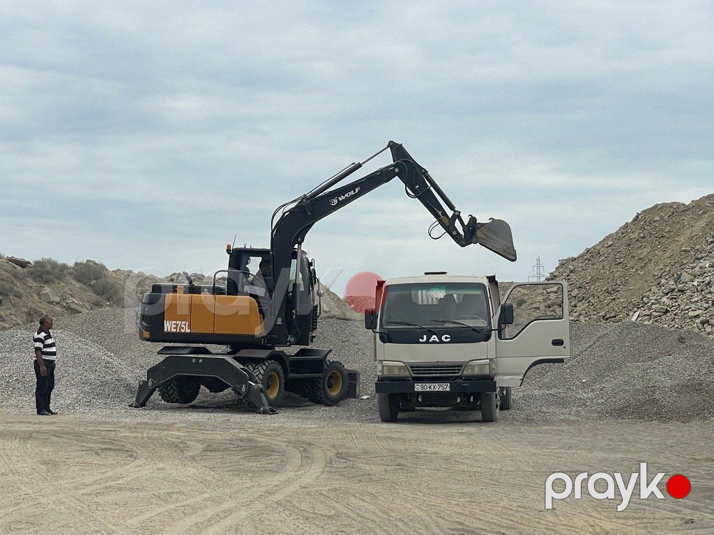 Təkərli ekskavator "Wolf WE75L", 2025 il — İnşaat texnikası, Bakı (8)