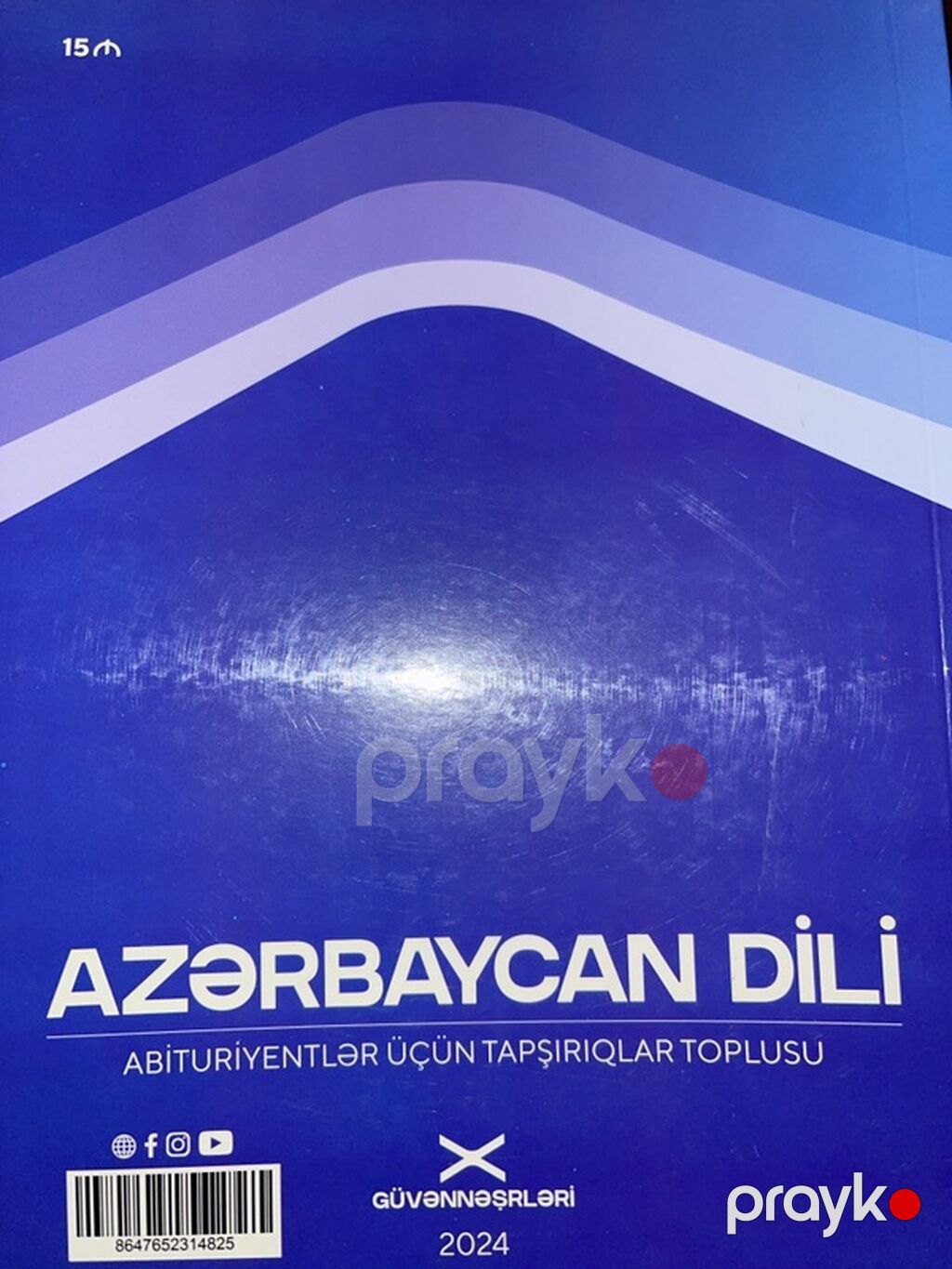 Güvən Az dili test toplusu. Təptəzədir. Heç işlənməyib. Real alıcıya — Kitablar, Digah (2)