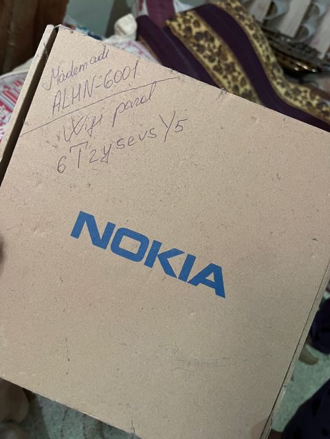 Nokia Wi‑Fi modem/router – model ALHN‑6001 Xüsusiyyətlər: - İki ədəd — Digah