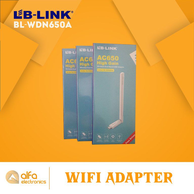 "Lb-Link BL-WDN650A AC650Mbps" Dual band High Gain USB Wi-Fi Adapter — Şəbəkə və server avadanlığı, Bakı (3)
