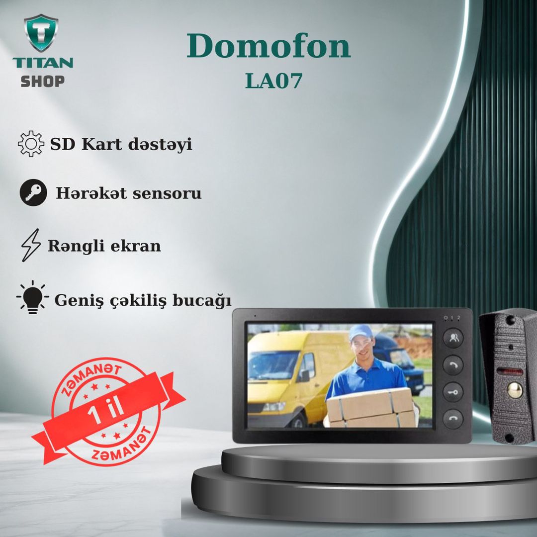 Domofon "Hermax" — Ağıllı ev və təhlükəsizlik, Bakı
