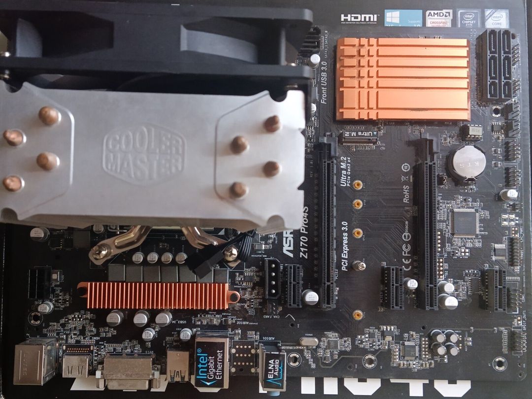 Ana plata ASRock Z170 Pro4S + 7700k + 212 EVO Combo — Kompüterlər və noutbuklar, Bakı (2)