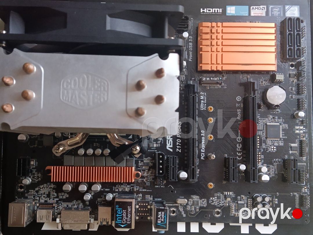 Ana plata ASRock Z170 Pro4S + 7700k + 212 EVO Combo — Kompüterlər və noutbuklar, Bakı (2)