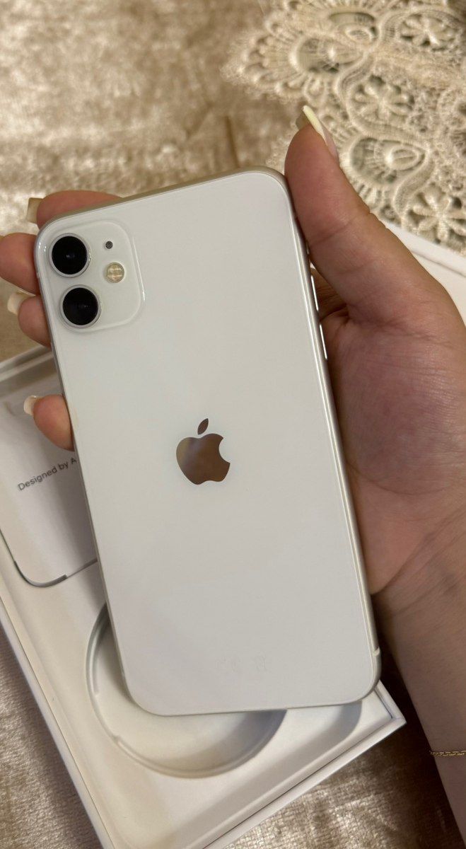 Apple iPhone 11 White 128GB/4GB — Smartfonlar, Bakı (4)