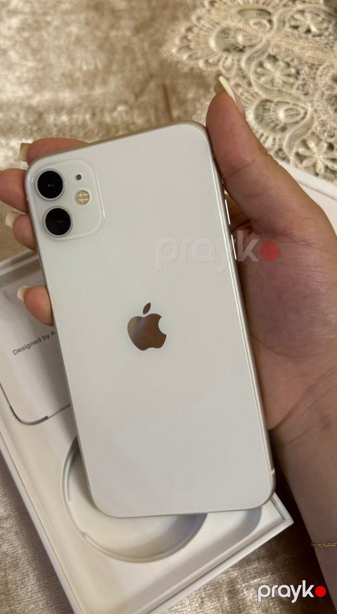 Apple iPhone 11 White 128GB/4GB — Smartfonlar, Bakı (4)