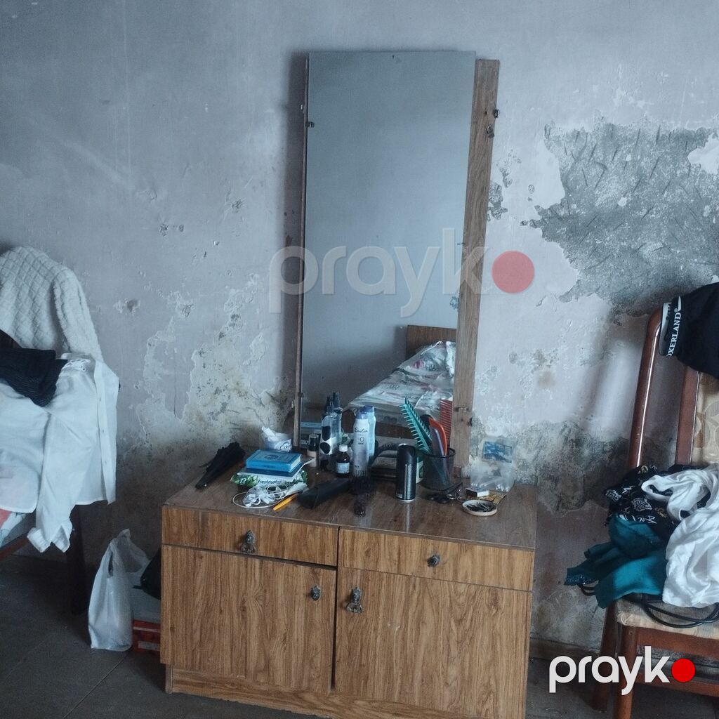 Taxta mebel dəsti - Tək nəfərlik çarpayı: Taxta karkas, taxta üzlüklə — Yataq otağı mobilya dəstləri, Sumqayıt (6)