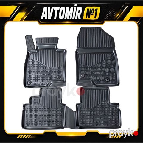 Mazda 3 2013-2019 üçün salon rezin ayaqaltı Mazda 3 2013-2019 üçün — Bakı