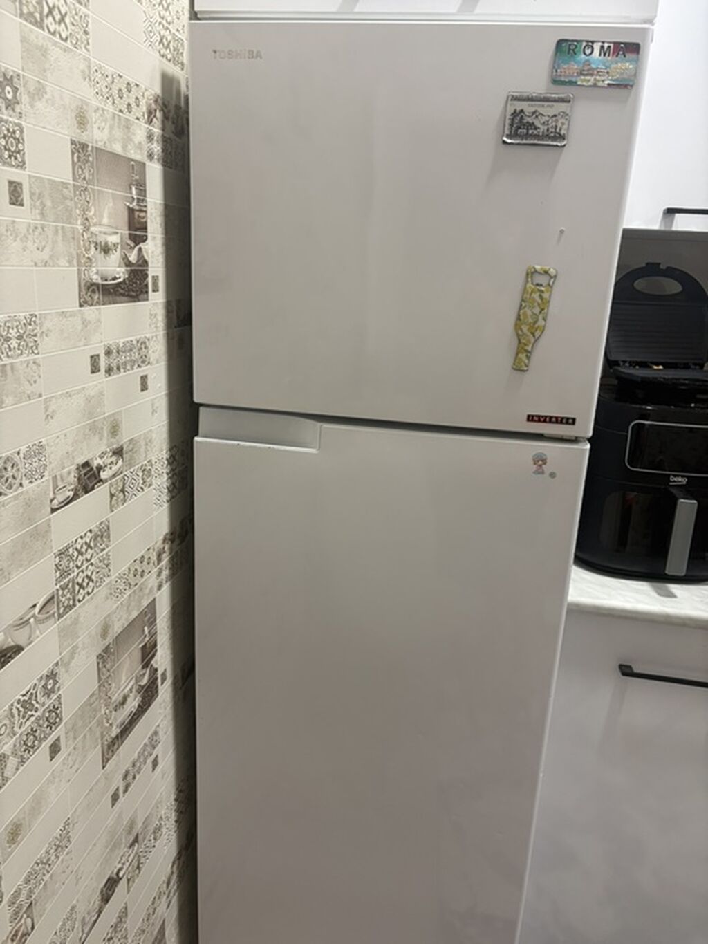 Toshiba iki qapılı soyuducu - Brend: Toshiba - Rəng: ağ - Qapı — Soyuducular, Digah (4)