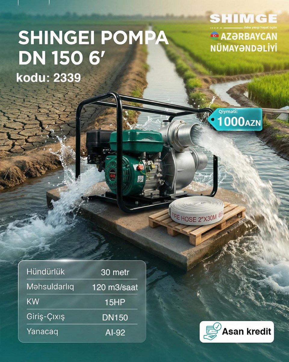 Su pompası "Shingei" — Dacha və bağ, Bakı (10)
