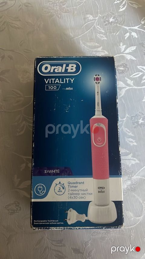 Oral-B Vitality 100 (Braun) elektrik diş fırçası – 3D White — Gəncə